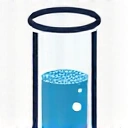 Ikona probówki symbolizująca testowanie laboratoryjne.